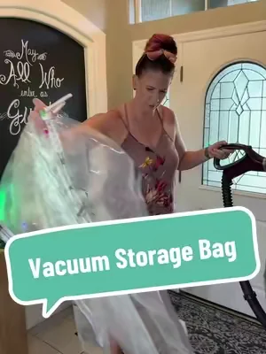 These vacuum storage bags make storing heavy jackets so easy @TAILI Shop #vacuumstoragebag 