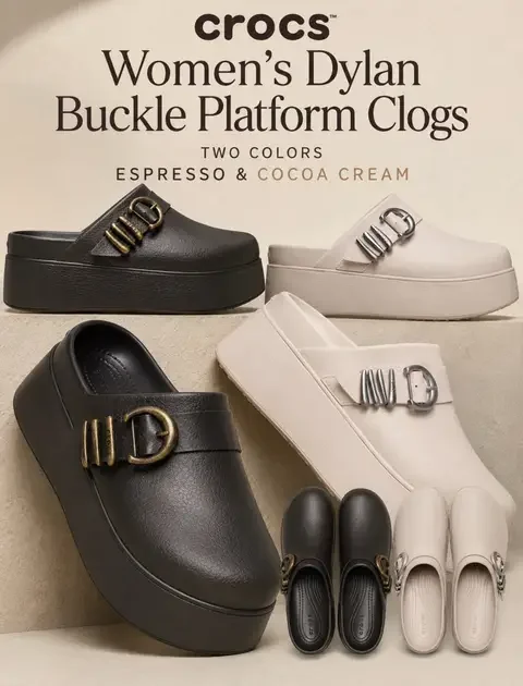 New Color in the Dylan Buckle Platform Clogs #TiktokShopCreatorPicks #CrocsSuperBrandDay 