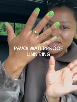 Quality is amazing! I wouldn’t expect anything less from @PAVOI  #pavoi #ringstack #designerinspired #maximaliststyle #waterproofjewelry 