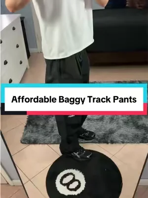 Tuff and affordable baggy cargo track pants, these go harddd #mensfashion #dealsforyoudays #trackpants #outfitinspo #affordablefashion 