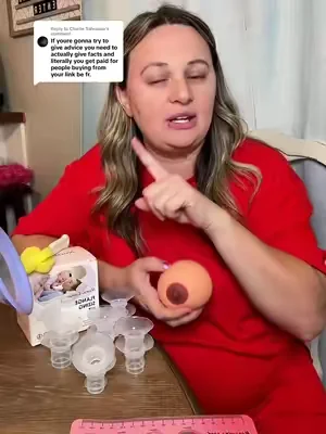 Replying to @Charlie Salvatore idk how much more factual this can get. This flange size kit will help you find your correct size so you can pump without discomfort and get the best output for your baby. #pumpingmom #breastfeeding #pumpingtips #pumpingjourney 