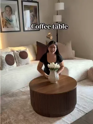 Mesa de centro con storage  🪵 🤎✨#coffeetable #livingroomdecor #DealsforYouDays #furniture #homedecor @giratreestore 
