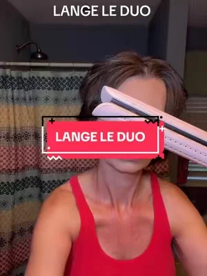 If you have hair, you can use this LE duo curling iron. Best straightener and curler I’ve ever had. #lange #hair #hairtok #dealsforyoudays #straighthair 