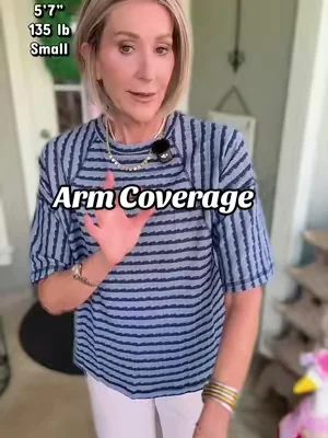 This T-shirt has great arm coverage and is travel perfect. #tshirt #shirt #fashionover50 #tiktokshopcreatorpicks #SummerWins 