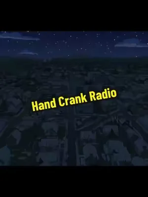 Hand Crank Radio #handcrankradio #prediction #simpsons #survival #warning 
