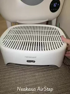 Game Changer for your Cat litterbox SetUp - Neakasa AirStep is a Litter Mat - Air Purifier and a Litterbox step!  #littermat #catlover #litterboxodor #DealsForYouDays #tiktokshopcreatorpicks 