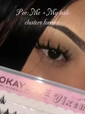 vixen kit ^ #lashes #beauty #clusters #makeup 