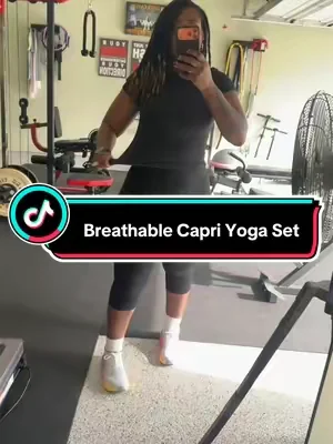 Why did nobody tell me capri workout sets looked THIS good? 😮‍💨🔥 This set checks every box: ✔️ Breathable ✔️ Stretchy ✔️ Stays in place ✔️ Hugs your curves ✔️ Doesn’t roll down Whether you’re hitting the gym or just want a cute athleisure outfit, this one deserves a spot in your closet. Tap the orange cart before it sells out! 🔥 #tiktokshopcreatorpicks #dealsforyoudays #capri #workoutset #stretchy 