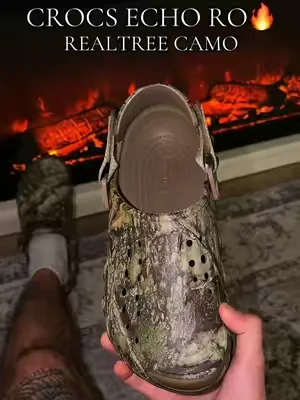 The new Realtree camo colorway is finally here… and it’s even cleaner in person. 🌲🔥 Over 30,600 sold for a reason. Clip the coupons for an even better price if available! Plus free shipping! Don’t wait too long—these are selling fast and stock is limited.@Crocs #crocs #clogs #crocsechoro #comfortshoes #TikTokShopFinds  Check them out for yourself. I’ll leave a link right down here.