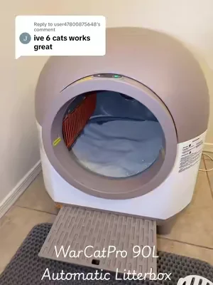 Replying to @user47800875648 A high capacity Automatic Litterbox that is actually built for a multi cat household and larger cats 🐈 🐱  WarCatPro 90L Automatic Litterbox  #automaticlitterbox #catlover #DealsForYouDays #tiktokshopcreatorpicks #litterbox 