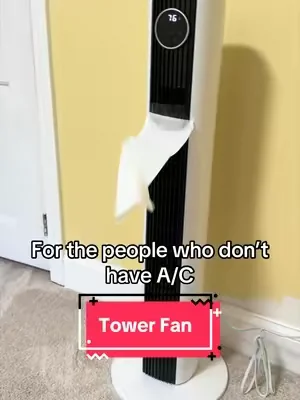 I just wish I bought one of these last year! #dealsforyoudays #tiktokshopcreatorpicks #towerfan #hotsleepersolution #coolingfan 