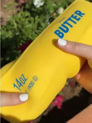 Butter squishy from tiktok shop 🧈 #buttersquishy #squishy #trendingtoys #dealsforyoudays #summerwins 