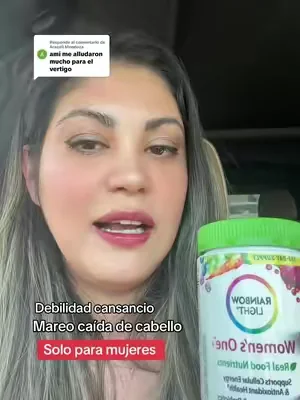 Respuesta a @Araceli Mendoza Rainbow Light Women's Multivit#debilidad #debilidadesdeunamjuer #mareo #anemia #b12deficiency 