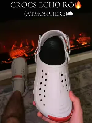 The Atmosphere colorway is ridiculously clean.😮‍💨🔥 Over 30,600 sold for a reason. Lightweight, insanely comfortable, and built with that futuristic Echo RO design everyone keeps talking about. Clip the coupons for extra savings, enjoy the free shipping, and grab your pair before this colorway sells out. Check them out for yourself. I’ll leave a link right down here.@Crocs #crocs #clogs #crocsechoro #comfortshoes #TikTokShopFinds 