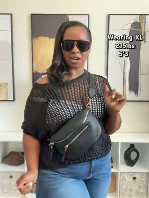 Crochet cuteness #curvyfashion #cutelooks #tiktokshopcreatorpicks #bigarms 