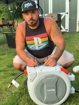 I literally can’t picture anything else in my yard anymore. It looks nicer and it’s so much more convenient to use. #vevorretractablehosereel #retractablehosereel #retractablehose #lawnequipment #vevor @VEVOR Outdoor Store 