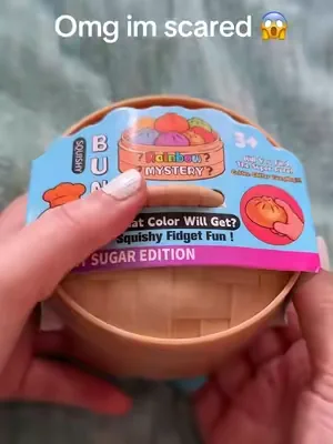 DUMPLING SQUISH BLIND BOX ✨ #dumplingsquishy #squishy #dealsforyoudays #trendytoys #glitterdumpling 