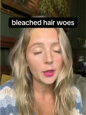 bleach damaged hair?? . . . . this is my experience, results may vary 