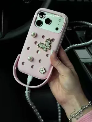 #crocs #phonecase #pinkaesthetic #pinkgirly #phoneaccessories 