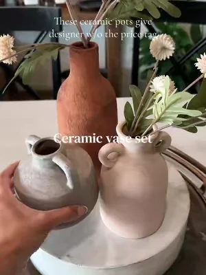This is such a steal. Make sure to snag a set #dealsforyoudays #summervibes #summerwins #pots #ceramic 