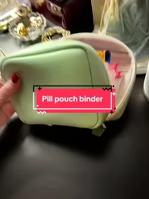 Pill organizer with 14 color-coded pouches for a real supplement routine, this finally solved everything for me. #pillorganizer #supplementorganizer #wellnessover50 #healthjourney #TikTokShopfinds