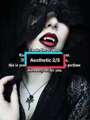 I made five of these.  Each one is completely different.  If this is the first one you see,  this is your aesthetic and I linked the perfume discovery set for you: Blood Box 🩸 A set of four immersive perfume samples that pulse with the lifeblood of the earth. In each fragrance, essential oils converge in an alchemical dance, exploring our primal connection to nature through the power of scent. BLOOD BERRY: Bergamot, Grapefruit, Geranium, Damask Rose, Black Currant Buds, Raspberry BLOOD CEDAR: Frankincense, Blood Cedar, Pine, Wormwood, Siberian Fir Absolute DRAGON'S BLOOD: Oud, Frankincense, Dragon's Blood (Dracaena Cinnabari), Lebanese Cedar BLOOD ORANGE: Italian Blood Orange, Bergamot, Mandarin, Champaca, Jasmine Sambac, Vanilla #vampireaesthetic #vampire #perfumetok #dfyd #dealsforyoudays 