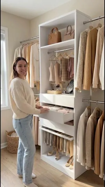 Closet chaos got you down? Grab an inexpensive organizer! #dealsforyoudays #closetorganization #bedroomcloset #closetorganizationhacks #bedroommakeover 