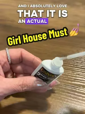 Make sure the nails stay on with this! #nailglue #pressonnailslovers #pressonnails #pressons #nailsathome 