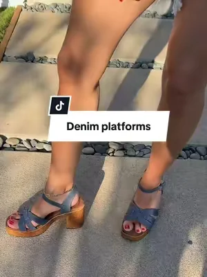 Gorgeous platforms that have the best cushion bed. pick your color. #tiktokshopcreatorpicks #dealsforyoudays #tiktokshopsummerturnup #platformwedges #denimplatforms @QVC, Inc 