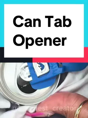 These little can tab openers are so convenient #CanTabOpener #DrinkTabCover #CanHack #NoNailDamage #BeverageProtection