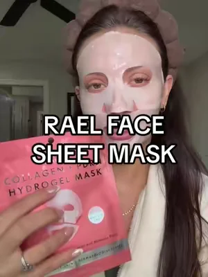 we love a good sheet mask 🤭 @Rael #ad #skincare #sheetmask #facemask #rael 