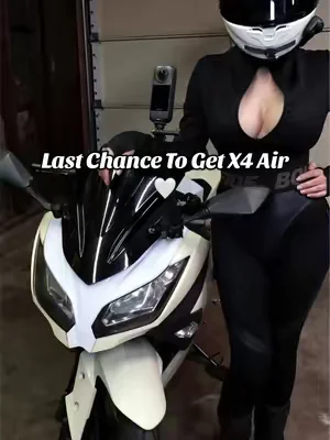 Live for the twisties with the Insta360 X4 Air 🔥 $100 OFF the X4 Air & up to $115 OFF select X4 Air Bundles 😎 #moto #bikergirl #biketok #kawasaki #motorcycle 