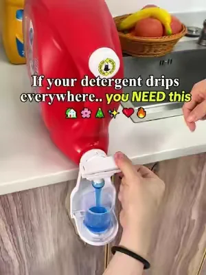 That little drip after pouring detergent? Yeah… that’s exactly why I got this cup holder 😅 No more sticky mess, no more stains on the washer, just clean, easy, ZERO-drip laundry days. Honestly one of the best little home helpers ever! 🙌✨#CleanTok#detergenthack#laundryhacks#LaundryEssentials#LaundryOrganization