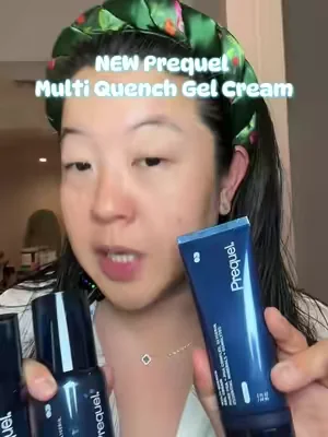 TikTok exclusive @Prequelskin multi quench gel cream is Super hydrating but still so light weight #prequel #prequelskin #prequelmultiquench #dealsforyoudays #dryskin 