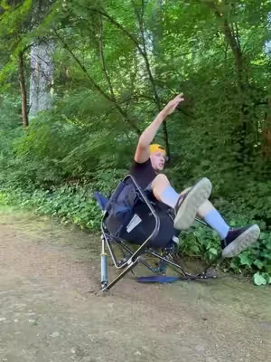 no more squeaking for me #timberridge #campingchair #rockerchair #dealsforyoudays #qvctiktoksuperbrandday 