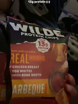 WILDE Protein Chips are made with real chicken breast 🤤🔥 all the flavors are so good!  @WildeChips  #wildechips #proteinchips #proteinsnack #healthysnacks #dealsforyoudays 
