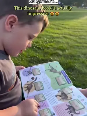 POV: Your kid finds a new favorite book in 10 seconds. #Giftidea #giftsforkids #weeklydeals #DealsForYouDays #dinosaur