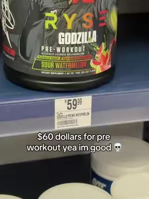 Why is it so expensive in store 💀 #pre #preworkout #dealsforyoudays #gym #ryse 