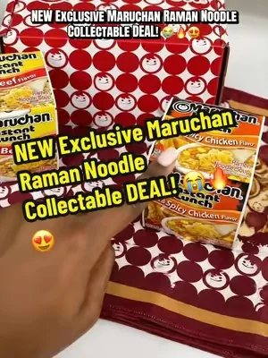 NEW Exclusive Maruchan Raman Noodle Collectable DEAL! 😭🔥😍 #maruchan #noodle #collectable #deals #new 