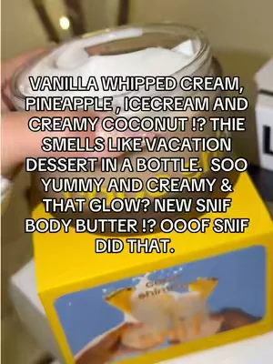 Snif Coco Shimmy Sheer Body Whip DealsForYouDays Snif Coco Shimmy Sheer Body Whip | Snif Coco Shimmy Body Cream | Snif Body Whip | Shimmer Body Cream | Coconut Body Cream | Hydrating Body Cream | Glowing Skin | Vanilla Coconut Body Cream | Gourmand Body Care | Body Moisturizer #DealsForYouDays #TikTokShopCreatorPicks #Snif #CocoShimmy #BodyCare @Snif 