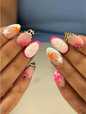 SCREAMING over this design! 😱😍  @beautybyracheljune  absolutely crushed it with Beetles. Summer nails = SORTED. ☀️ 🔥From June 17 – July 2, enjoy a discount of more than 60% off storewide🔥 Using Beetles 30 Colors HEMA-Free Summer Garden Gel Polish Set  #TikTokShopDealsforYouDays #SummerWins #DealsForYouDays #BeetlesSummerDrop #summeressentials