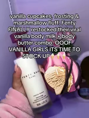 Fenty Skin Butta Drop Whipped Oil Body Cream Vanilla Dream, Fenty Skin Vanilla Dream Body Cream, Fenty Beauty Body Butter, Vanilla Dream Body Moisturizer, Whipped Body Cream, Shea Butter Body Cream, Tropical Oils Body Cream, Vanilla Body Butter, Hydrating Body Cream, Fenty Skin Body Care, DealsForYouDays #FentySkin #VanillaDream #BodyButter #DealsForYouDays #TikTokShopCreatorPicks @Fenty Beauty  
