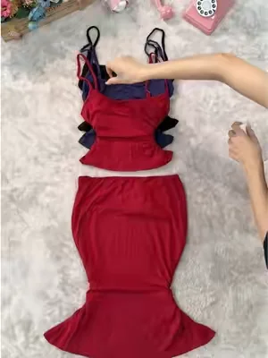 Serving looks all summer. ☀️✨#TikTokSwimWeek#DealsForYouDays#twopieceset #camitop #midiskirt