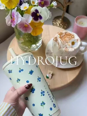 HydroJug Coffee Tumbler 🫐🧈 #hydrojug #hydrojugtraveler #dealsforyoudays #travelmug #coffeetumbler @HYDROJUG 