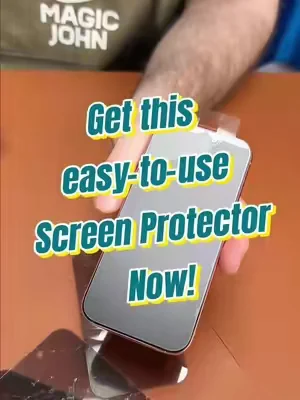 “With this, you’ll save yourself hundreds on screen repairs.”#MAGICJOHN #foryoupage❤️❤️ #losangeles #screenprotector #summerwins