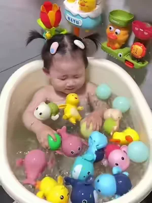 really want to recommend this bathing toy to you. There are children at home. Children don't like to take a bath. They cry when they take a bath. Be sure to look at this children's bathing toy, so that the baby likes to take a bath. It doesn't cry or make a fuss when taking a bath. And it's super safe. You don't need to plug it in or charge. The most important thing is that the price is really great and cost-effective now!  #funs #familytime #toy #SummerVibes