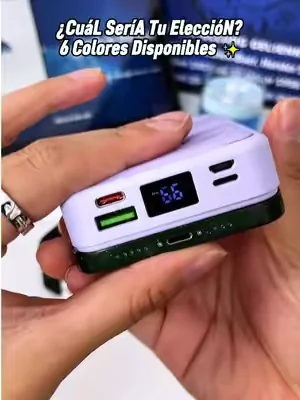 ✨ Ahora puedes elegir tu estilo favorito: mismo poder, 6 colores increíbles 🧲 #PowerBank #MagneticPower #PhoneAccessories #TechFinds #dealsforyoudays 