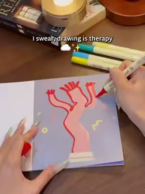 Don’t buy this unless you wanna kiss all your daily stress goodbye 🎨 #StressReliefHobby #ColoringBookForAdults #CuteDoodleArt #RelaxingCraft#DealsForYouDays 