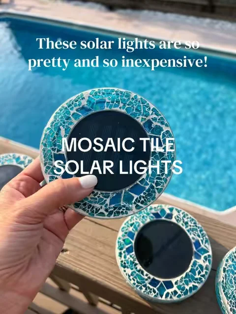 Y’all… these are the prettiest solar lights I’ve seen in a long time. The mosaic design looks gorgeous during the day, and once the sun goes down, they give off the softest glow. I love that you can stake them along a walkway or just set them on a table for instant patio decor. And you get all eight, so one box makes a huge difference. #mosaic #solarlights #mosaictiles #outdoorlighting #dealsforyoudays 