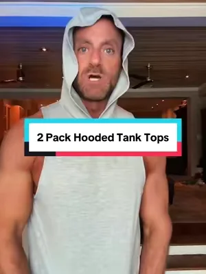 The Coofandy 2 Pack Hooded Workout Tank Tops combine comfort, performance, and style in one. The breathable, lightweight fabric keeps you cool during tough workouts, while the hood and kangaroo pouch give them a modern athletic look you can wear in or out of the gym. #tanktop #workouttank #sleevelesstops #mensstyle #DealsForYouDays 